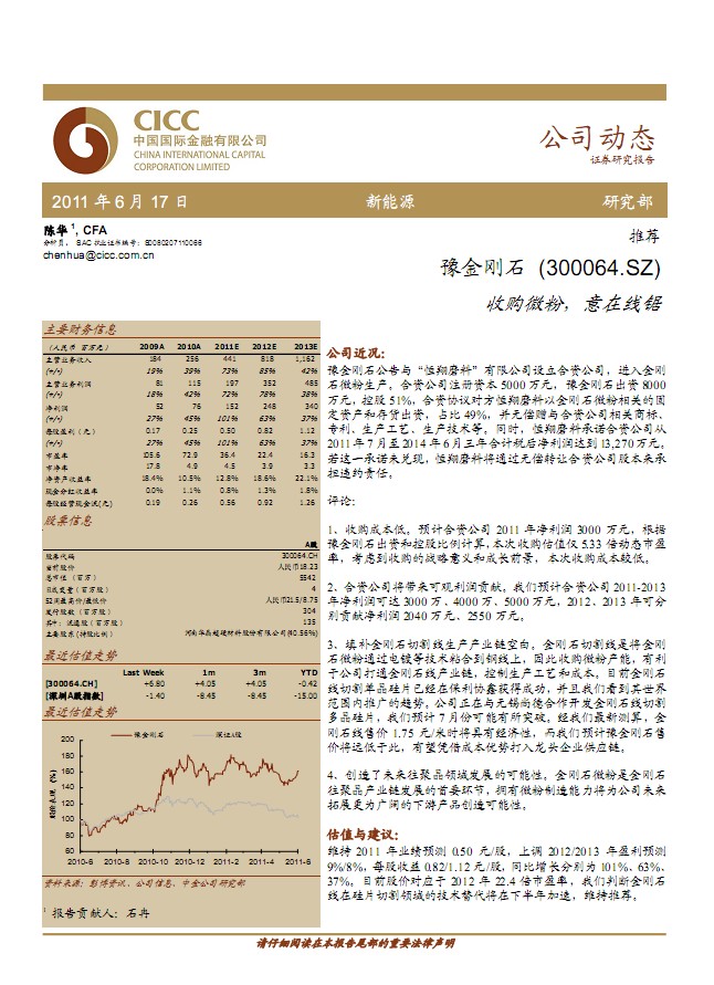 豫金刚石-300064-收购微粉,意在线锯